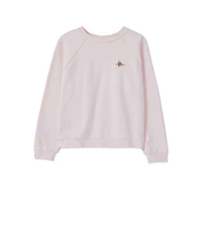 RM Williams Buck Easy Crew Jumper Pink-4